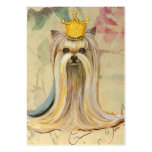 Yorkie Princess in Crown Business Cards