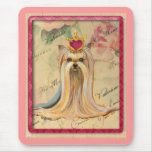 Yorkie Princess Valentine Gifts mousepads