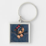 Yorkie Puppy in Pocket Keychains
