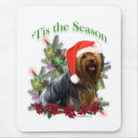 Yorkie 'Tis the Season  Mouse Pads