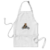 Yorkie Yorkshire Terrier Biker Apron