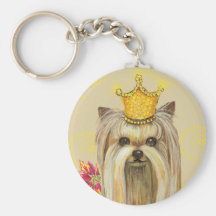 Yorkie Yorkshire Terrier Christmas Keychain