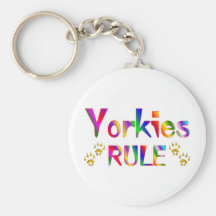 Yorkies Rule Key Chains