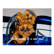 Yorkies~ We're moving to a new pad! Postcards