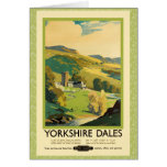 Yorkshire Dales Travel Poster Greeting Card