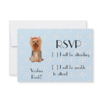 Yorkshire Terrier - Blue w/ White Diamond Design