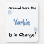 Yorkshire Terrier Charge mousepads
