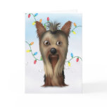 Yorkshire Terrier Christmas cards