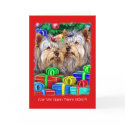 Yorkshire Terrier Christmas Gifts cards