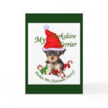 Yorkshire Terrier Christmas Gifts cards
