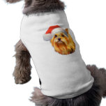 Yorkshire Terrier Christmas Pet T Shirt pet clothing