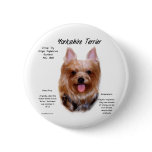 Yorkshire Terrier History Design buttons