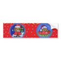 Yorkshire Terrier Holiday bumper stickers