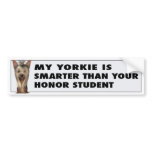 Yorkshire Terrier Honour bumper stickers