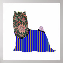 Yorkshire Terrier Patchwork Pet Print