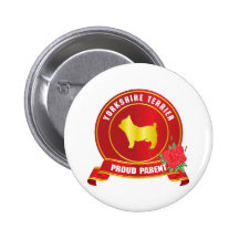 Yorkshire Terrier Pinback Button