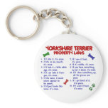 YORKSHIRE TERRIER Property Laws 2 Yorkie keychains