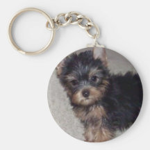 Yorkshire Terrier puppy keychain