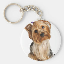 Yorkshire Terrier Puppy Keychains