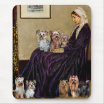 Yorkshire Terriers (Seven) - Whistlers Mother mousepads