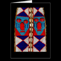 Yoruba wall effigy card cards