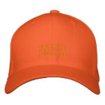 Yosemite Ball Cap, Orange embroidered hats