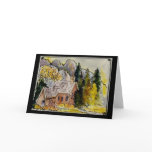 Yosemite Chapel Watercolor Card