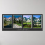 Yosemite Falls Collage Print