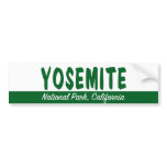 Yosemite National Park Bumper Stickers