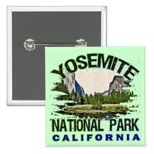 Yosemite National Park, California Pinback Button