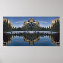yosemite reflx  squared poster