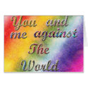 You and Me Card