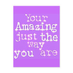 You Are Amazing Postcards