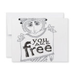 You Are Free invitations