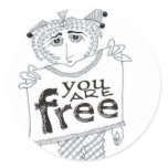 You Are Free stickers