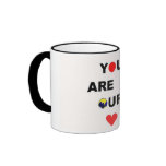 You are in our Hearts and Prayers! mugs