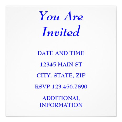 YOU ARE INVITED