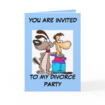 YOU ARE INVITED TO MY DIVORCE PARTY cards