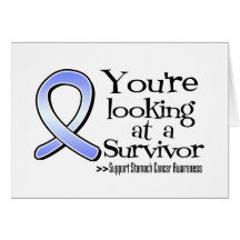 You are Looking at a Stomach Cancer Survivor Card