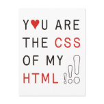 You Are My CSS postcards