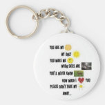 You are my sunshine key chain