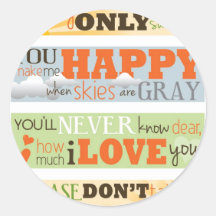 You Are My Sunshine Sticker