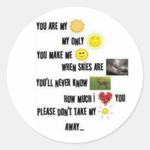 You Are My Sunshine - Sticker