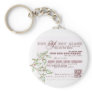 You are not alone key chain