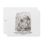 You Are Nothing But A Pack Of Cards Custom Invitation
