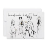 You Are Simply Divine Invite - Black invitations