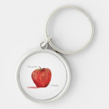 You are the Apple of my Eye Keychain