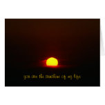 you are the sunshine of my life greeting card