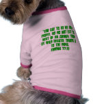 "You are to be my holy people. So do not eat th... pet clothing