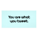 You are what you tweet photo cards